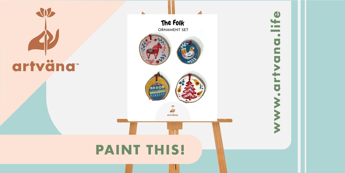 Artvana Holiday Paint & Sip Class, The Toad House Bremerton November 2025