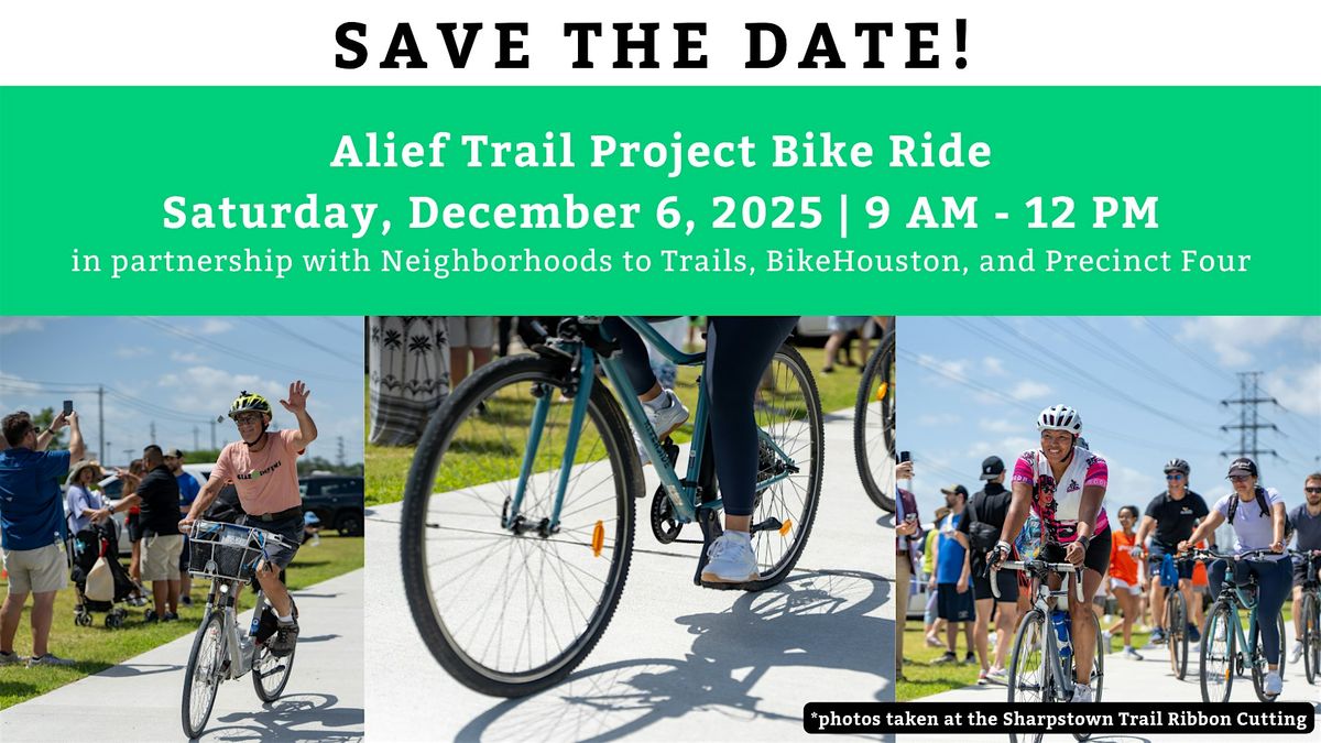 Alief Trail Project Bike Ride