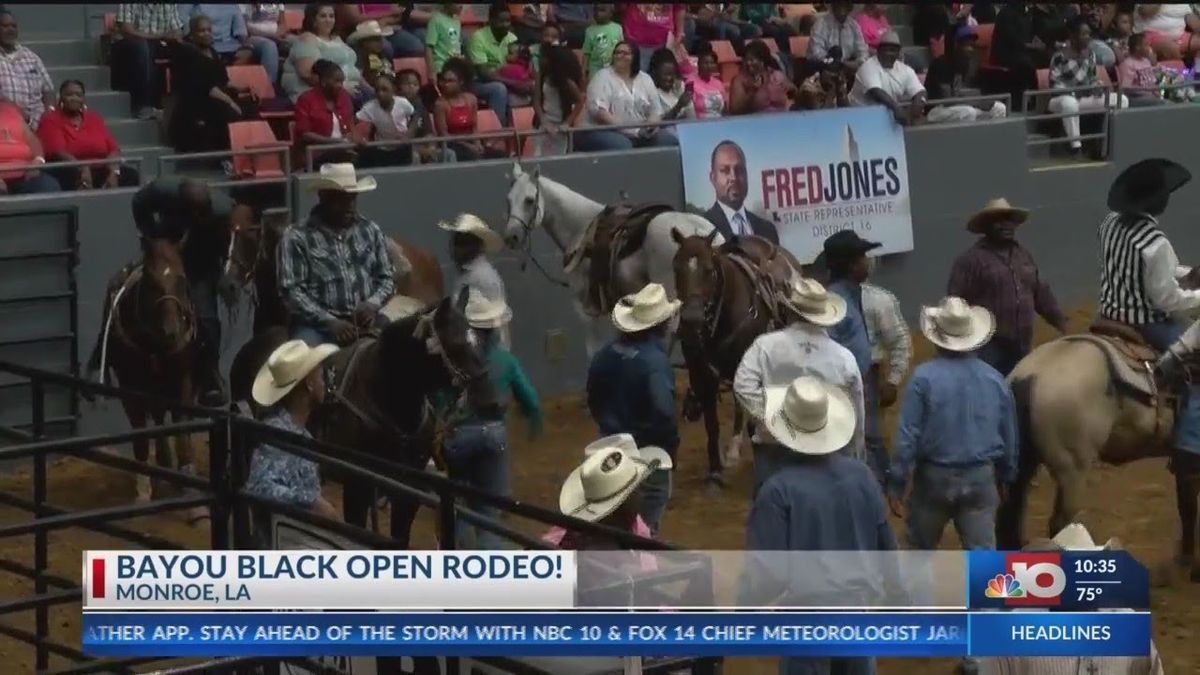 Bayou Black Open Rodeo Monroe Civic Center August 24, 2025