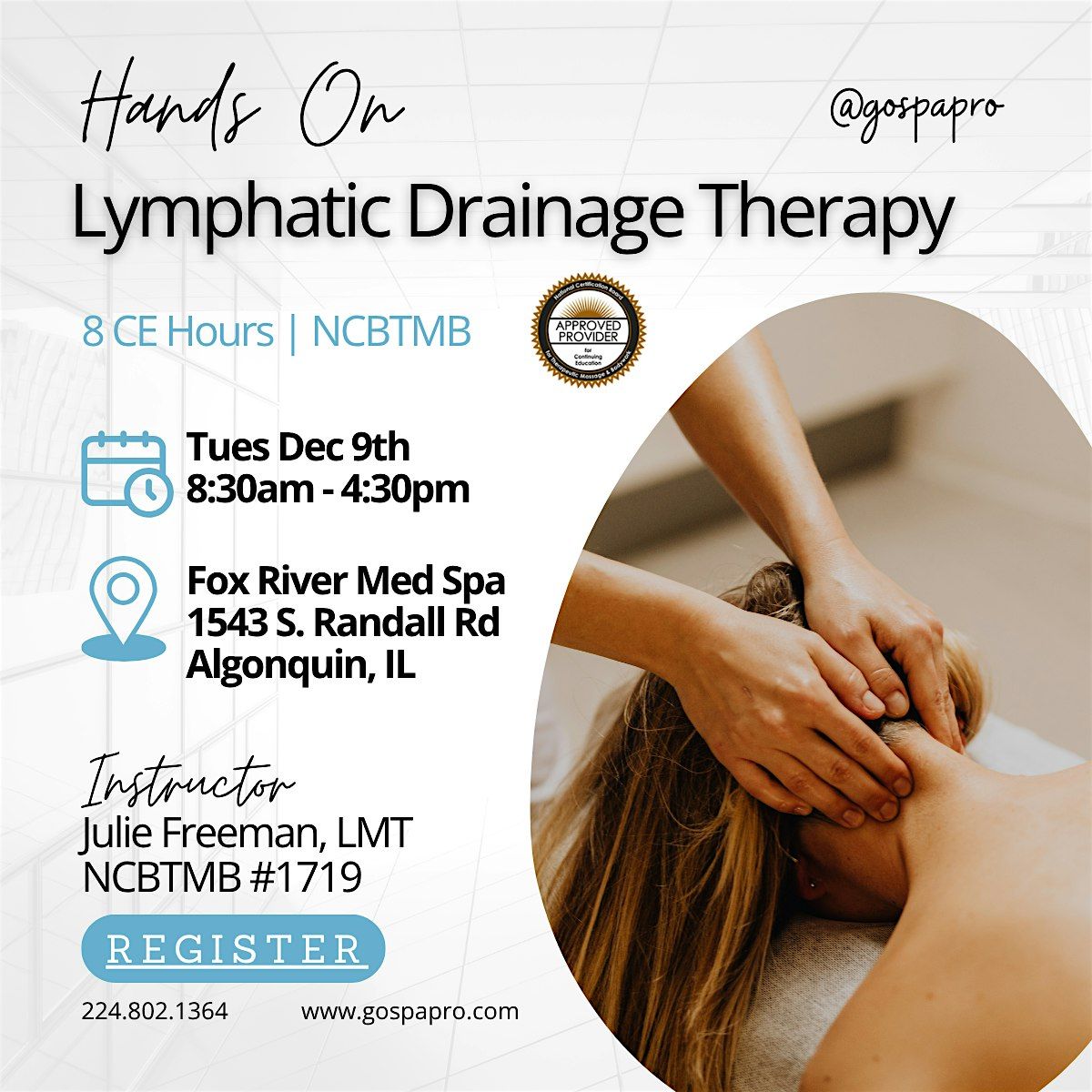 Lymphatic Drainage Therapy CE Class