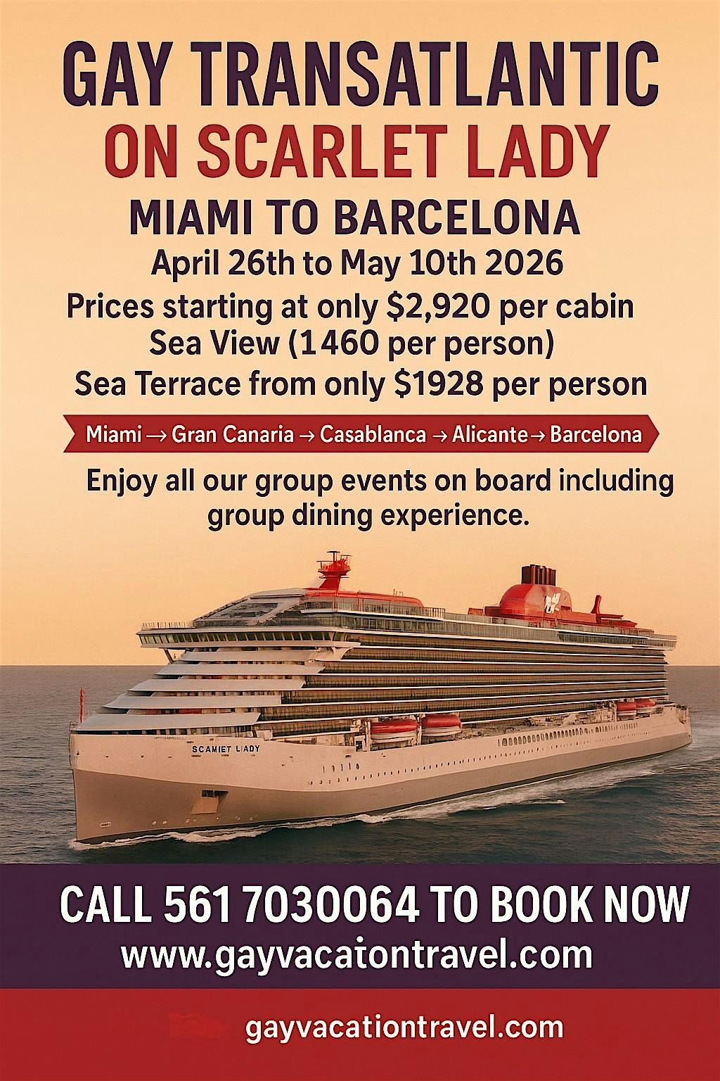 Gay Transatlantic Cruise