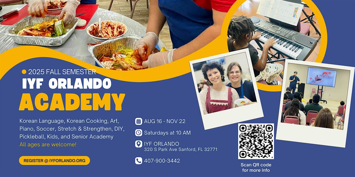 2025 Fall Semester IYF Orlando Academy