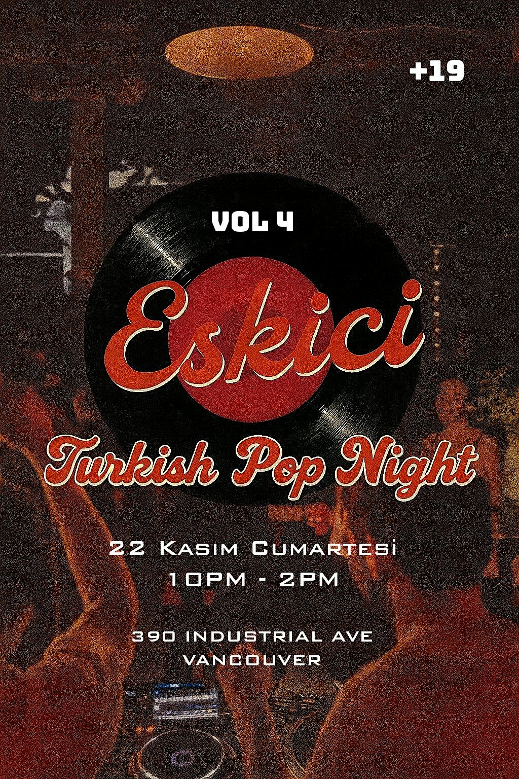 Eskici Turkish Pop Night 90's 00's