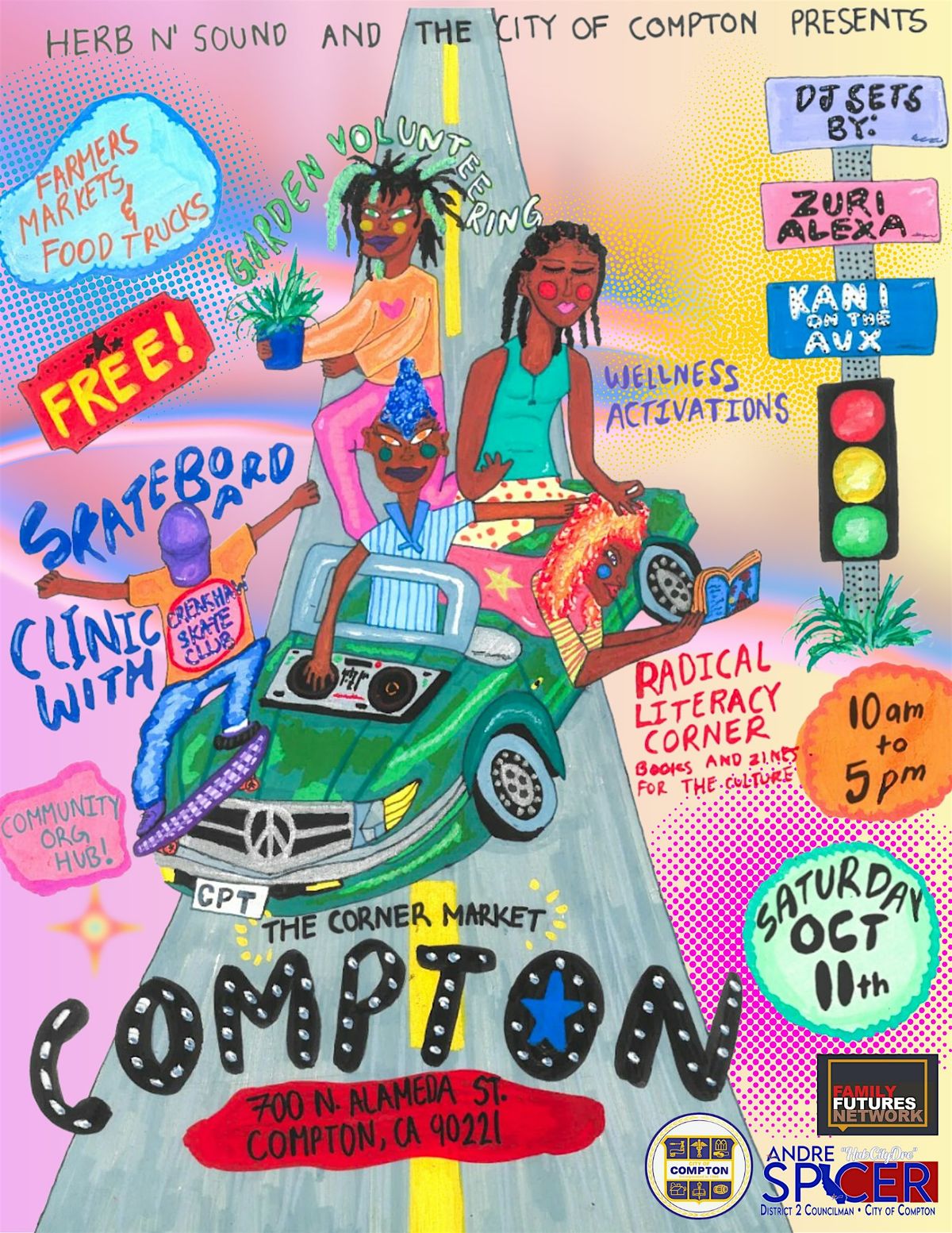 Herb N' Sound x City of Compton Presents... THE CORNER MARKET: COMPTON!