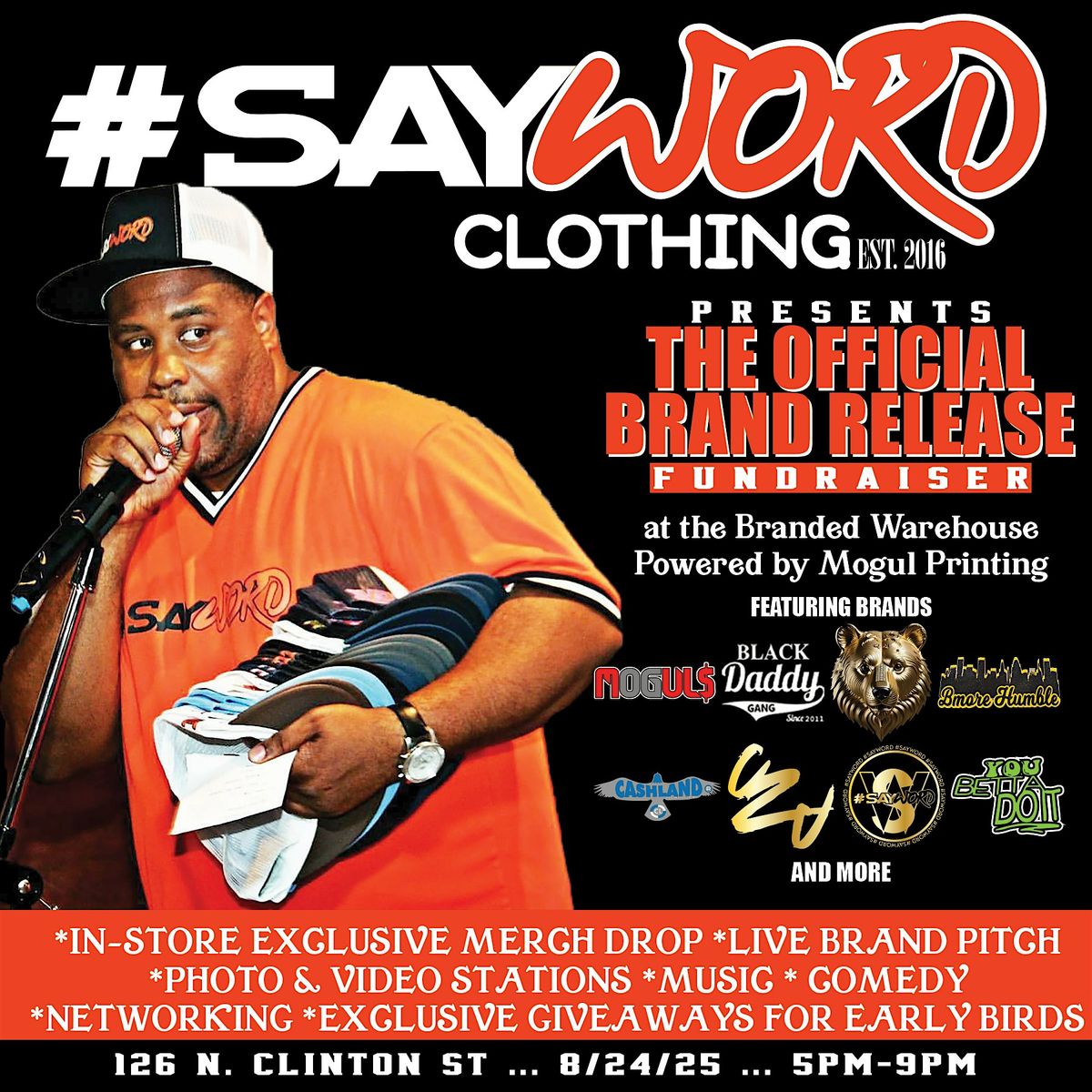 HENRY JONEZ & SAY WORD CLOTHING PRESENTS: THE DROP THAT TALKS BACK