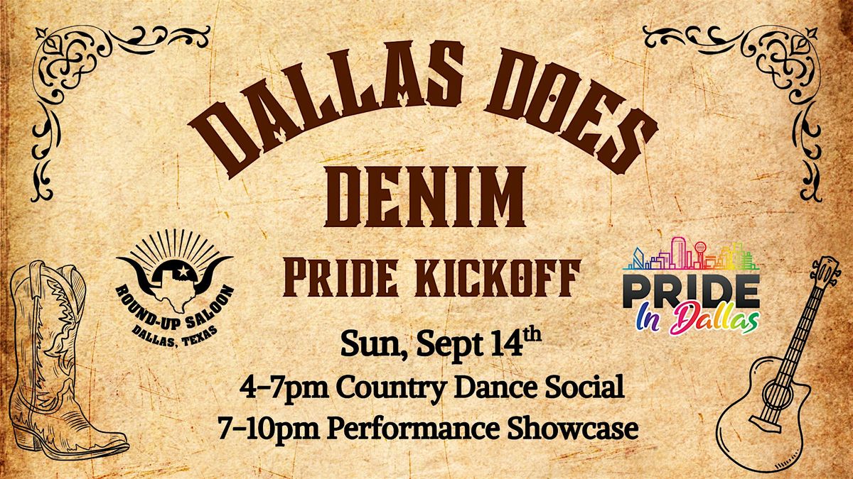 Dallas Does Denim - Pride Kickoff party