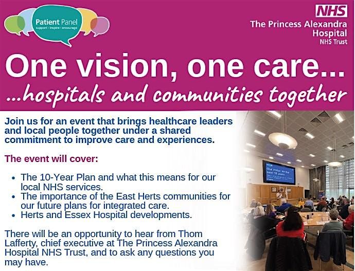NHS PAH - One vision, one care... hospitals and communities together
