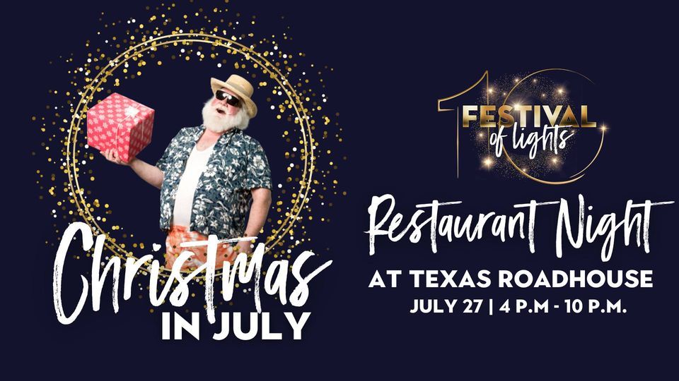 Christmas in July - Restaurant Night