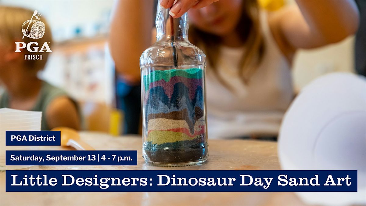 Little Designers: Dinosaur Day Sand Art