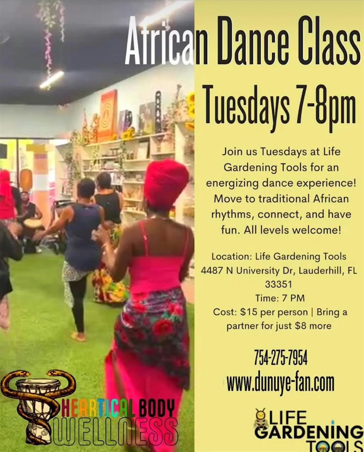 West African Dance Class \u2013 Weekly Movement & Community!