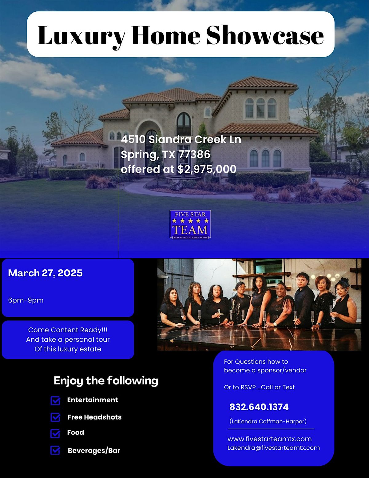 Home Showcase Program Luxury Home Showcase | Luxury Home Showcase, Spring, TX | March 27, 2025
