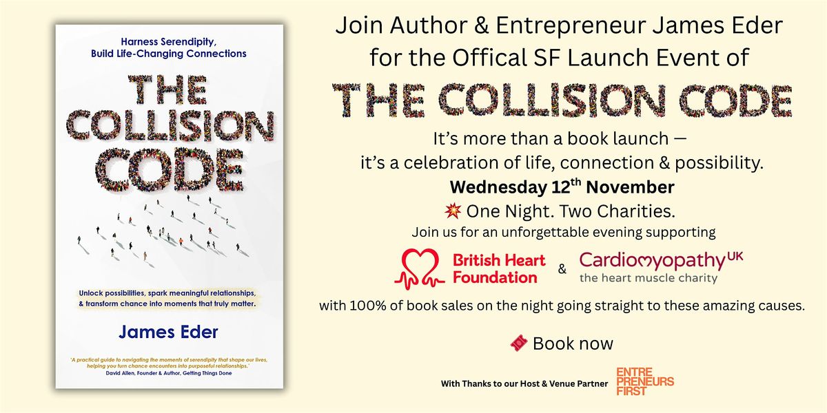 The Collision Code Book Launch & Heart Fundraiser SF