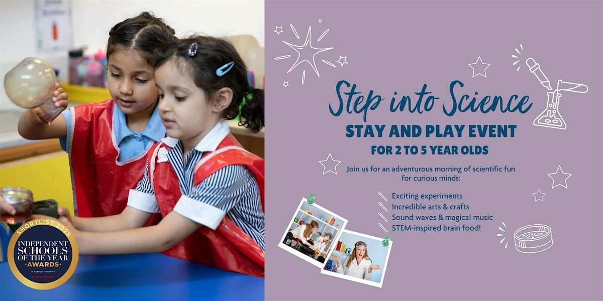 Step Into Science: a sensationally scientific stay & play for preschoolers
