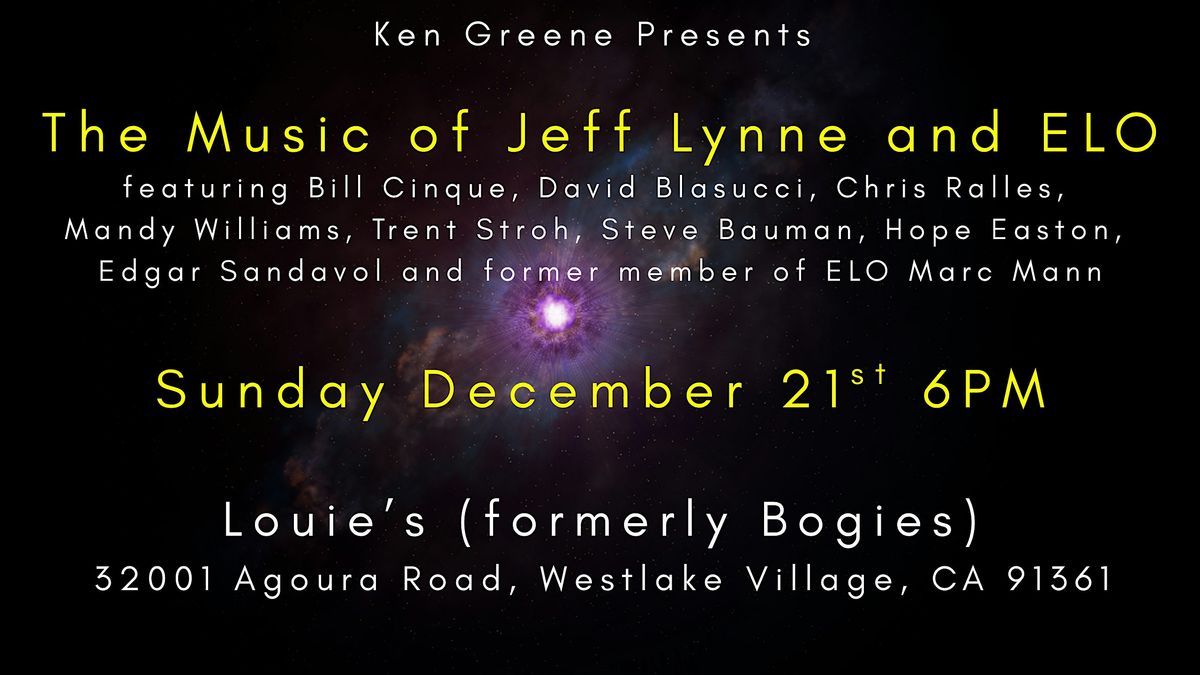 THE MUSIC OF JEFF LYNNE AND ELECTRIC LIGHT ORCHESTRA