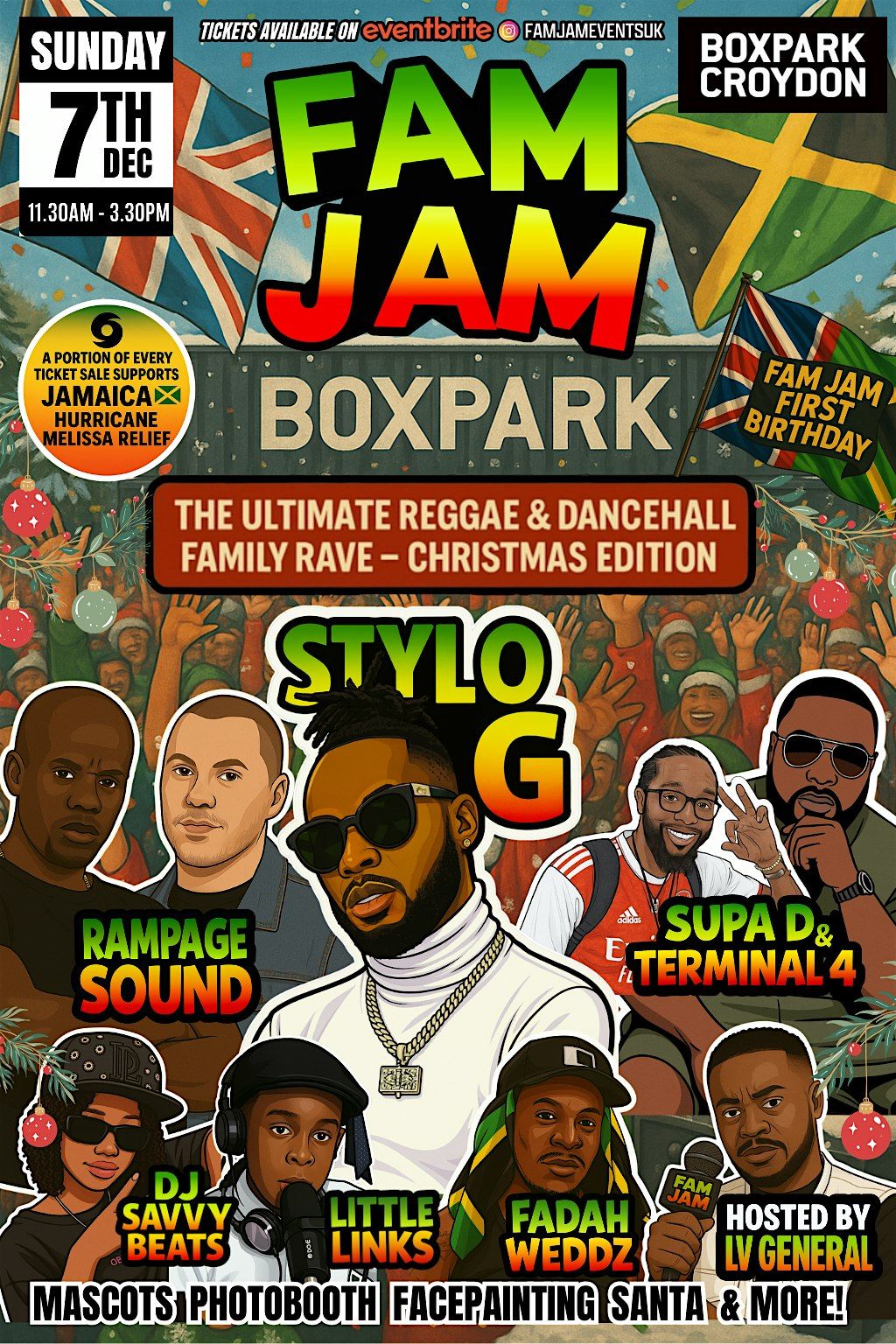 FAMJAM: The Christmas Edition - A Reggae & Dancehall Family Rave!