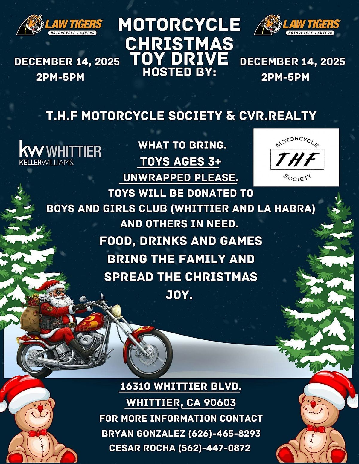 Motorcycle Christmas Toy Drive