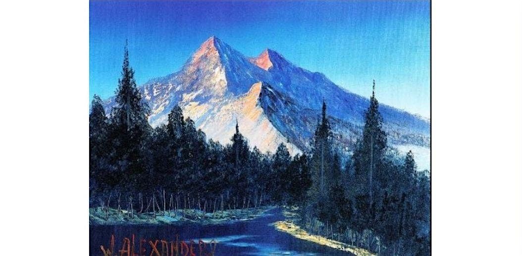 Bob Ross Oils Class Sun. Sept.1 9am - 3pm $95 Includes All Materials