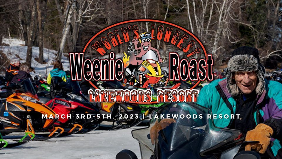 2025 Worlds Longest Weenie Roast Lakewoods Resort, Cable, WI March