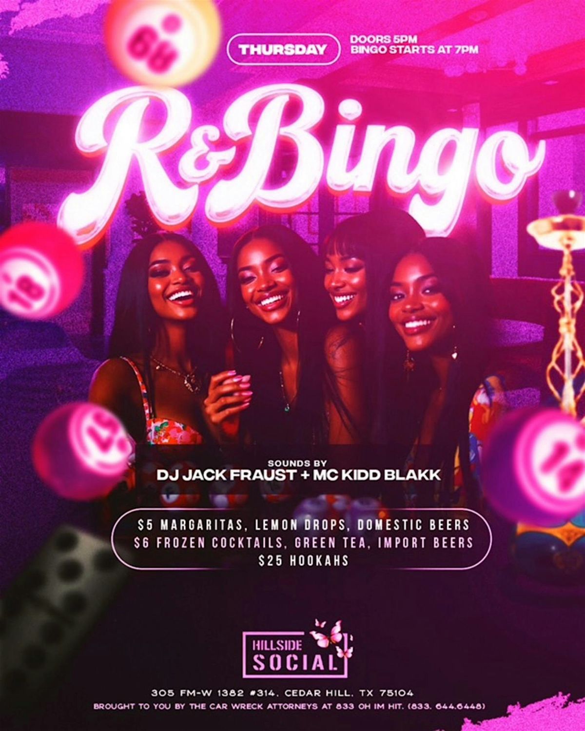 R&Bingo at Hillside Social