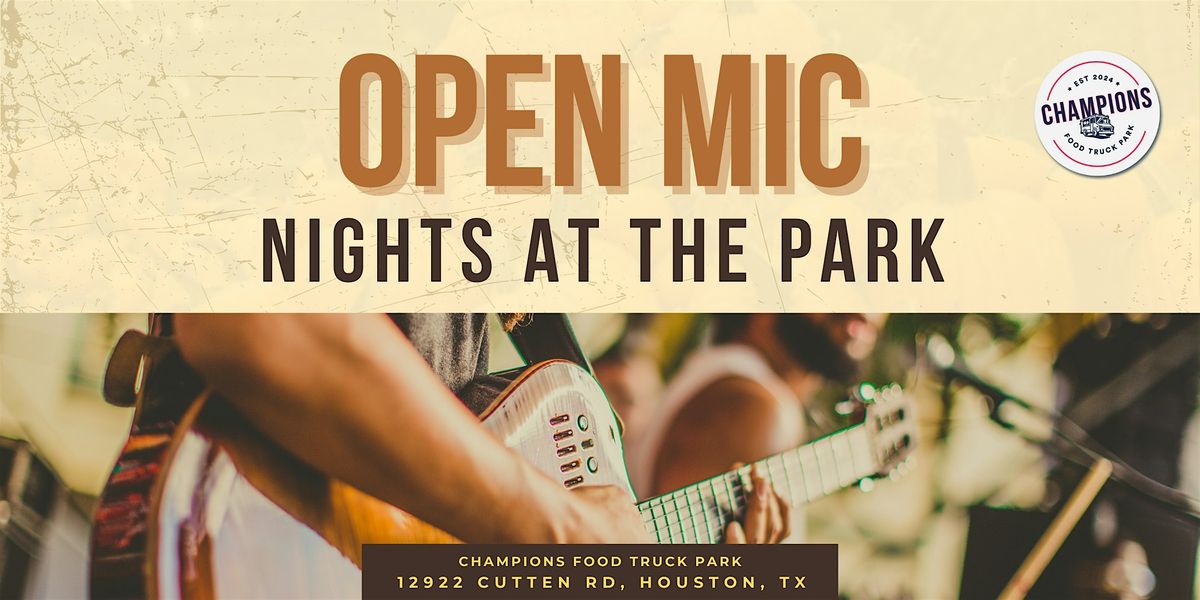 Open Mic Night with Food Trucks and More
