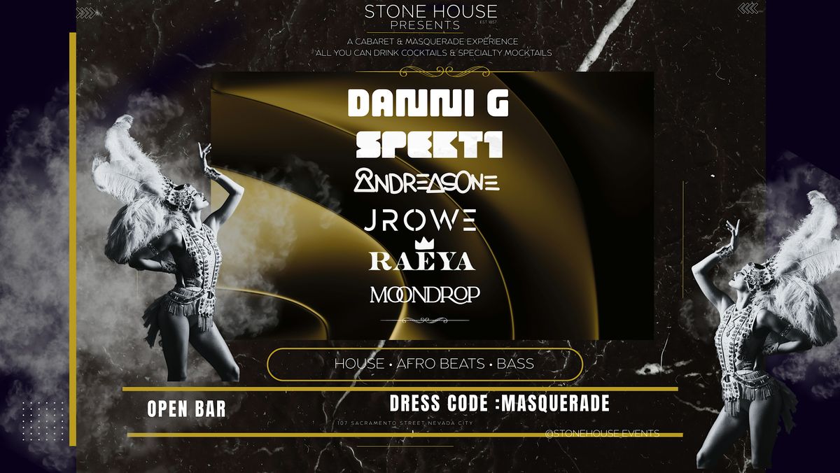 NEW YEAR'S EVE Cabaret and Masquerade Extravaganza at STONE HOUSE