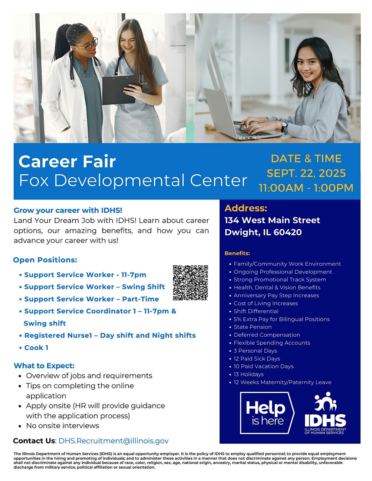 Fox Developmental Center Career Fair