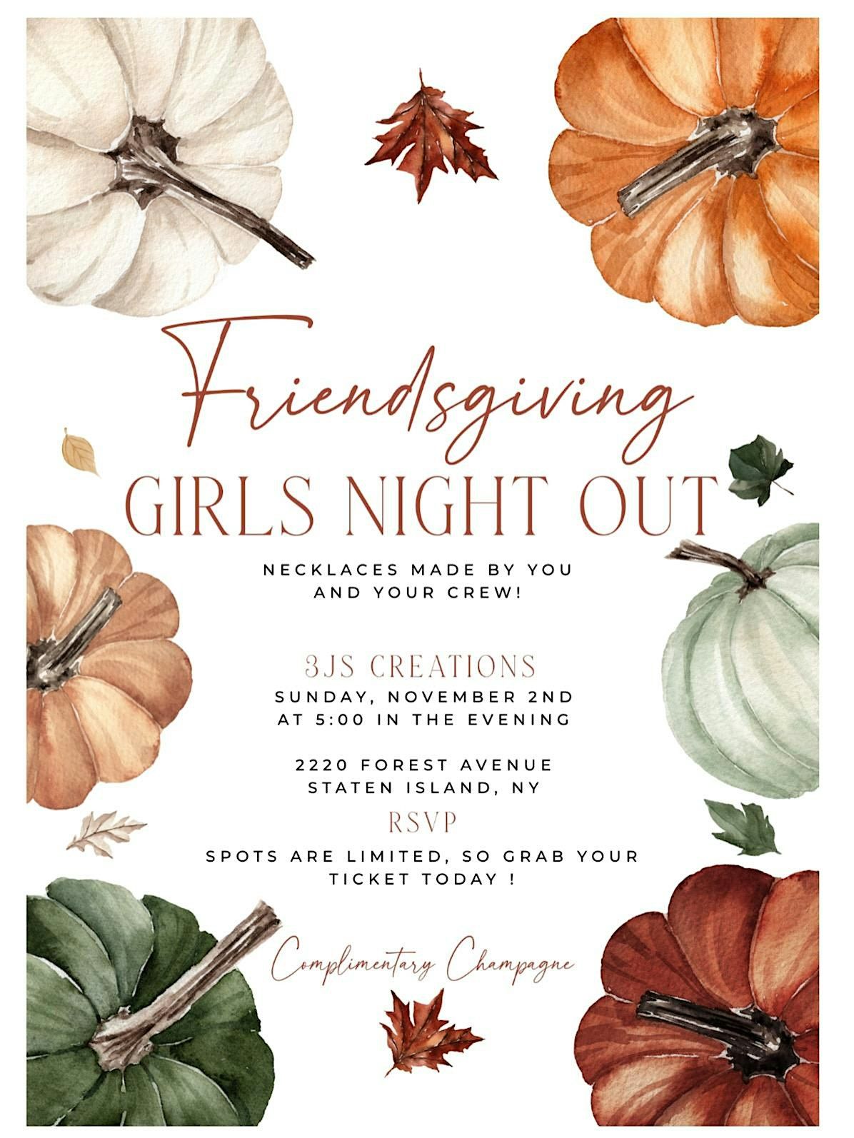 Friendsgiving - Girls Night Out