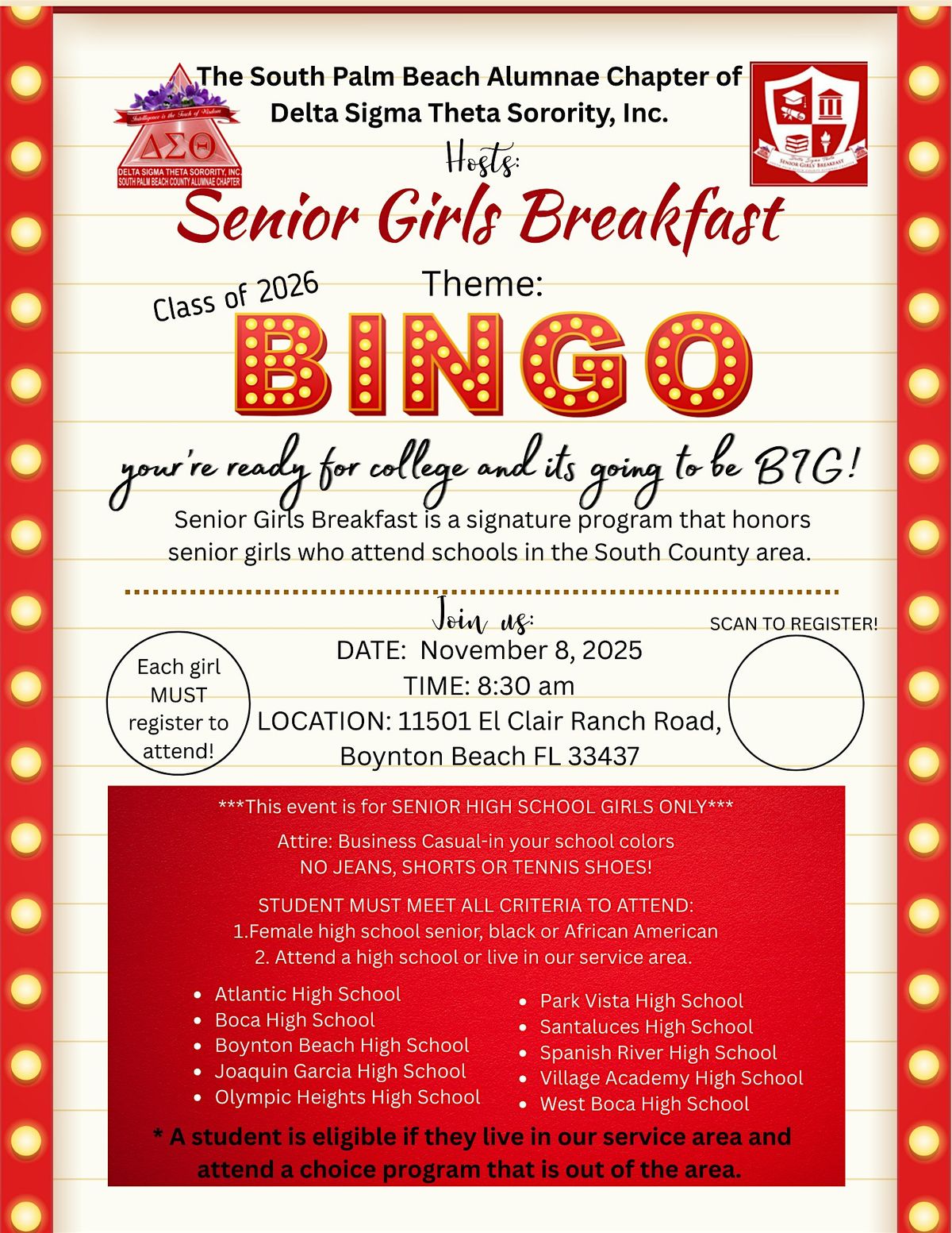 BINGO! You're Ready for College and It's Going to be BIG!