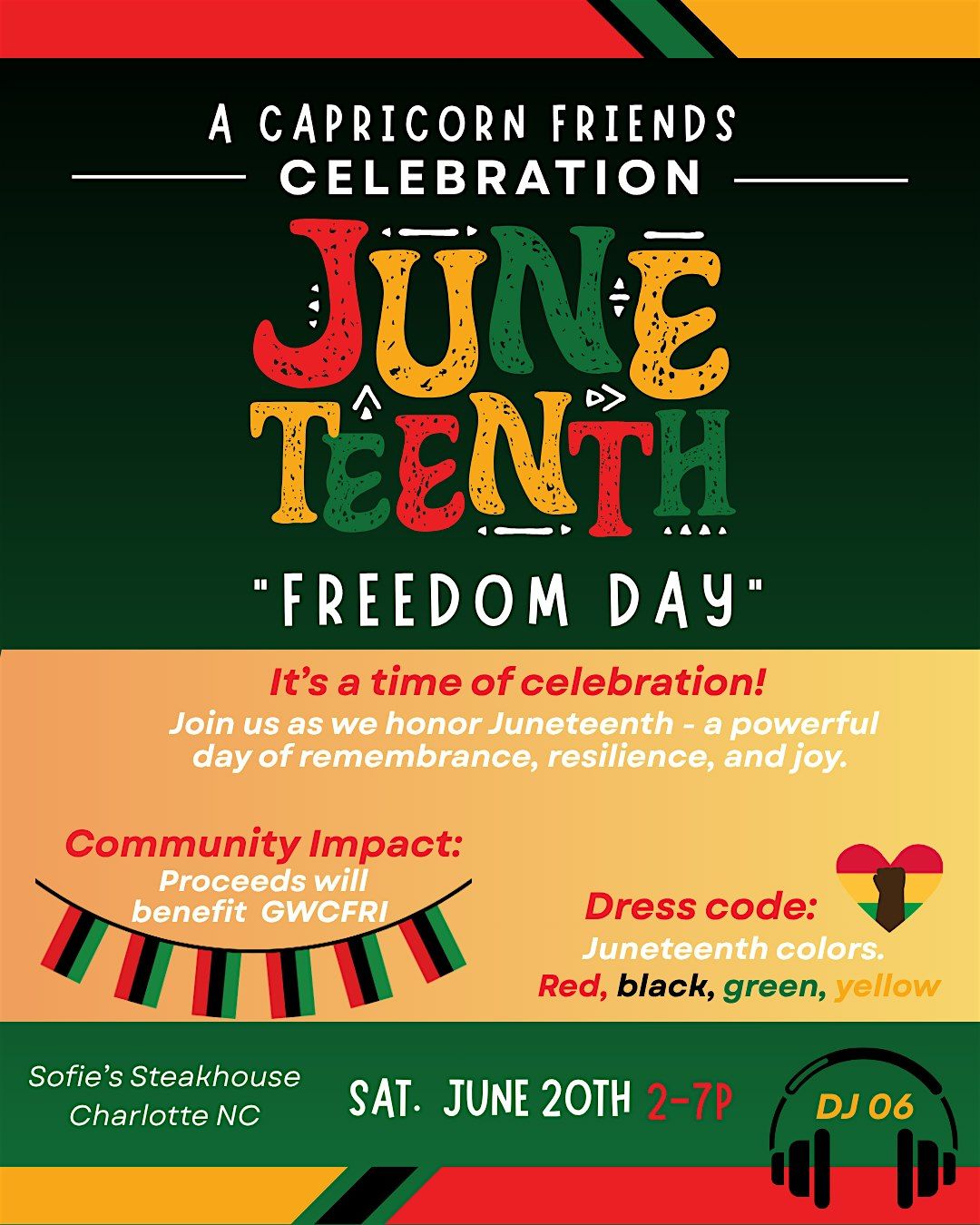 Juneteenth "FREEDOM DAY" Celebration