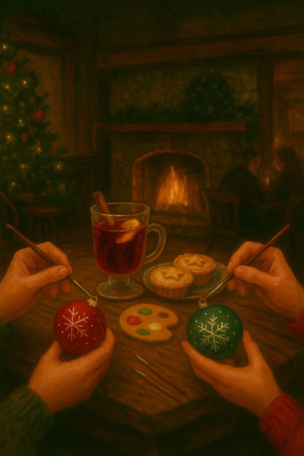 Festive Bauble Painting Evening