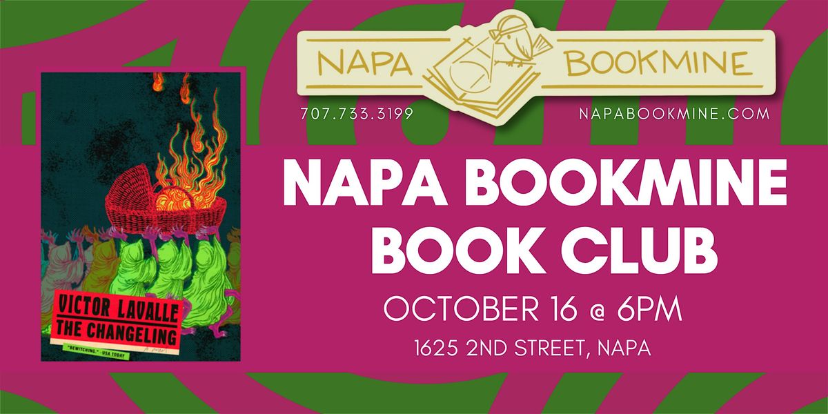 Napa Bookmine Book Club: The Changeling by Victor LaValle