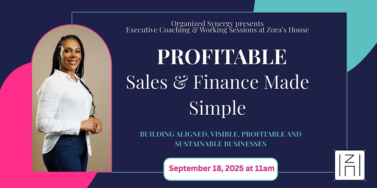 Executive Coaching & Working Session: Sales & Finance