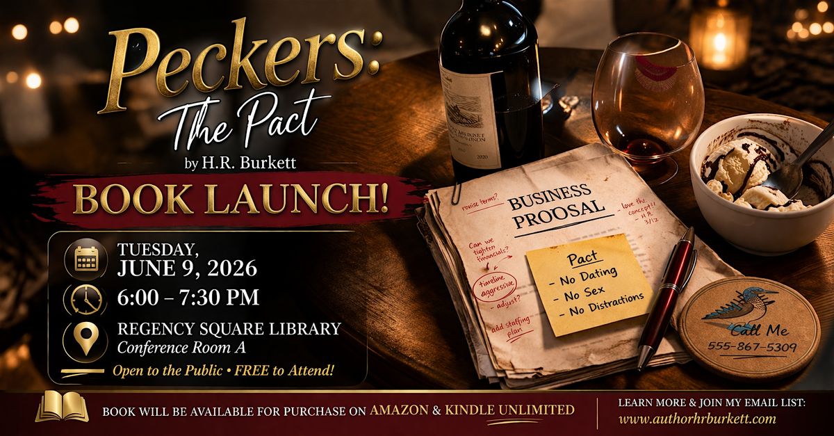 Author Talk & Book Launch: The Peckers Book Series by H.R. Burkett