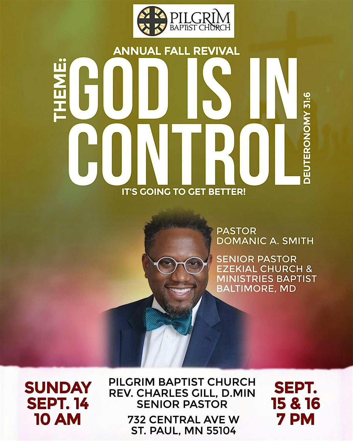 Church Revival: God is in Control - It's Going to Get Better.