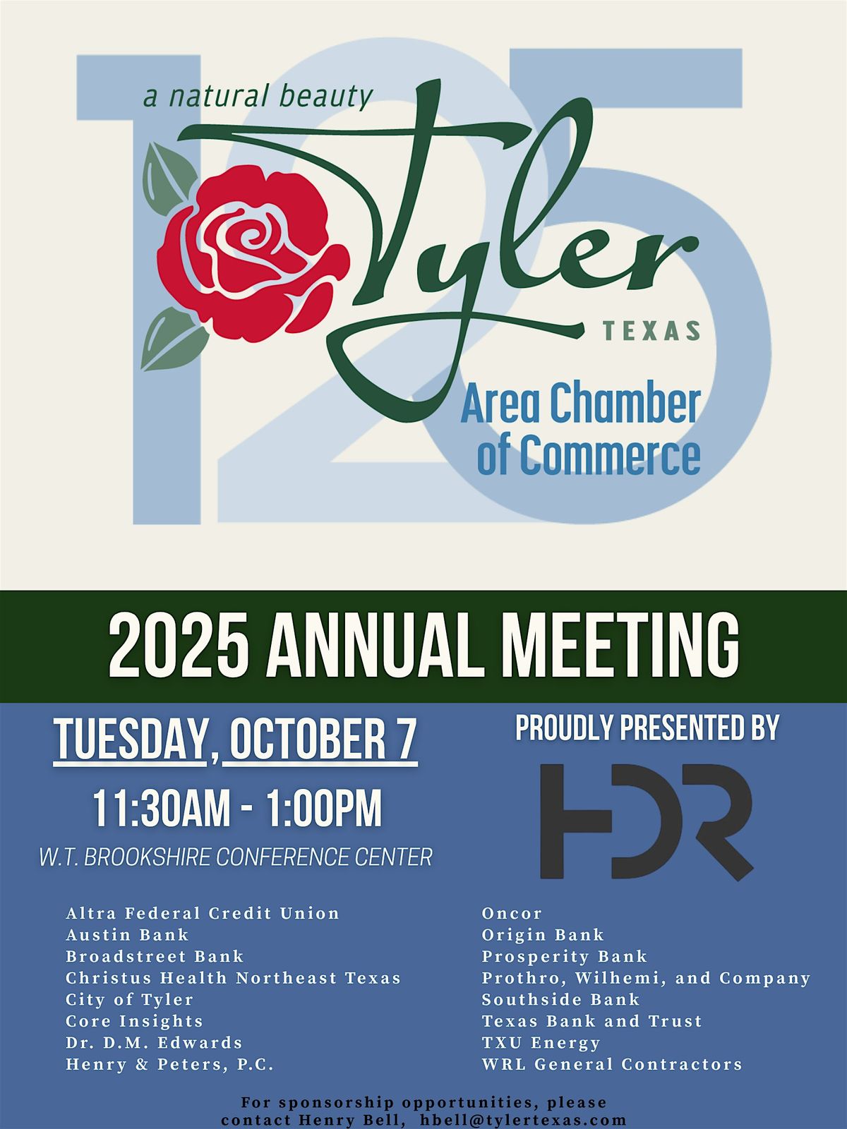 2025 Tyler Area Chamber of Commerce Annual Meeting