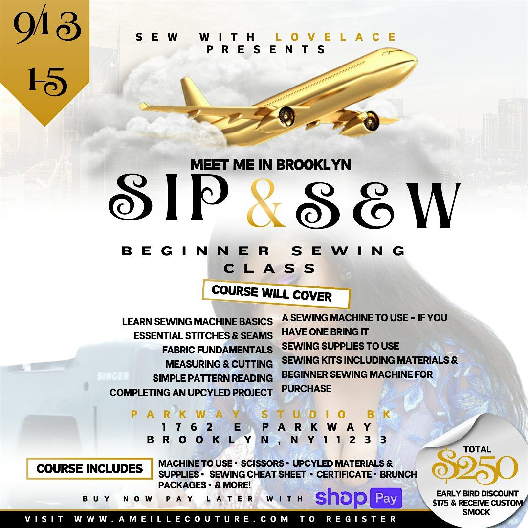 Sip and Sew : Meet Me In Brooklyn
