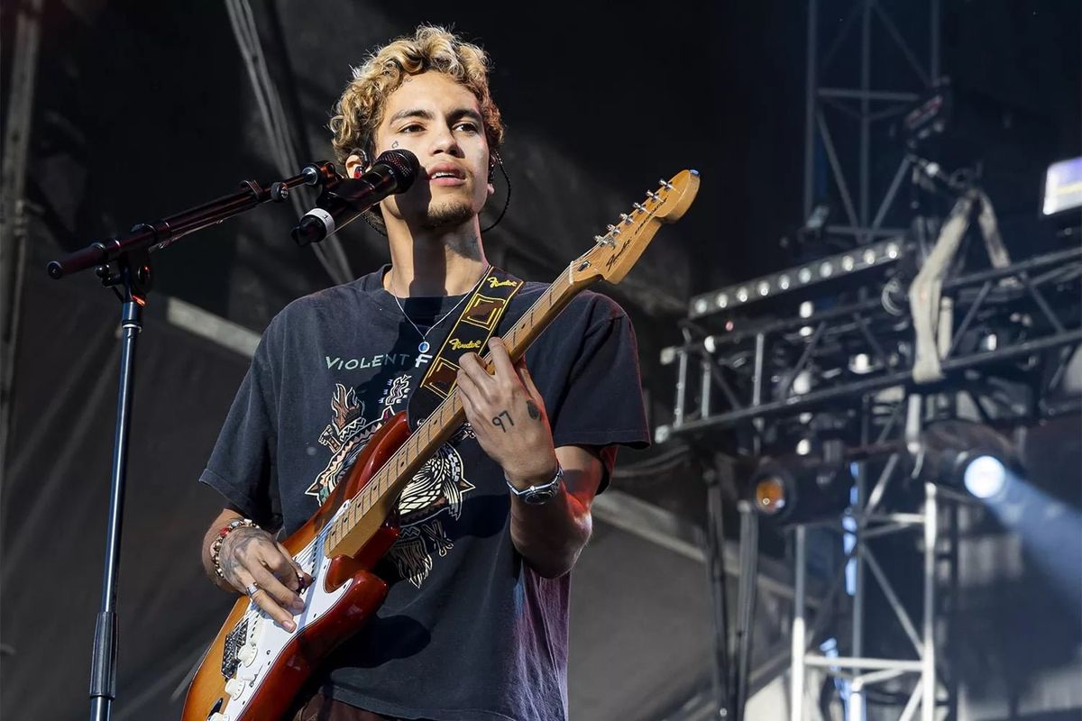 Dominic Fike at Asheville Yards Amphitheater