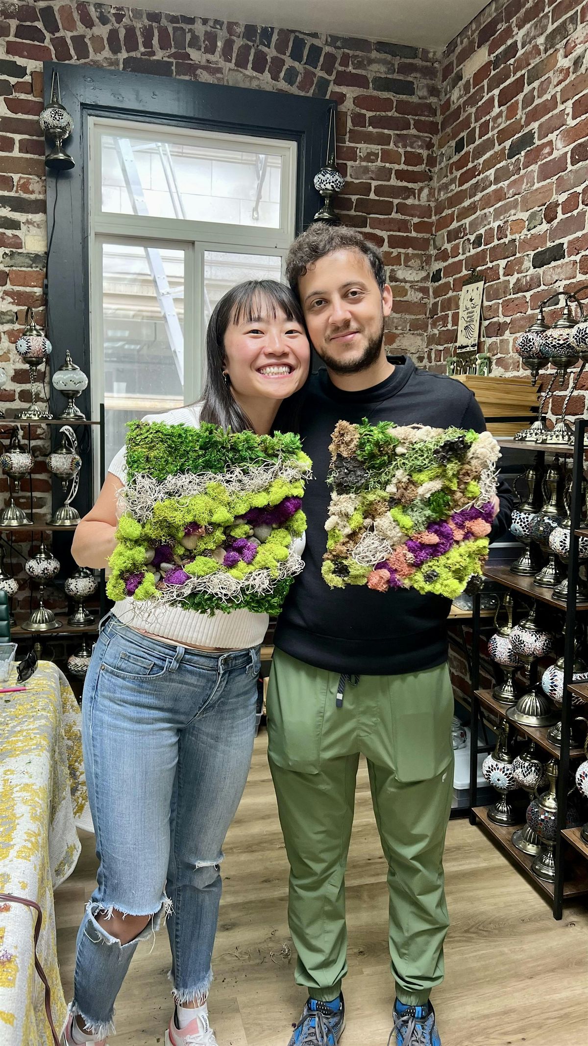 Moss Wall Art Workshop In San Jose \u2022 Craft & Take Home Your Design