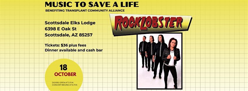 Music to Save a Life featuring Rock Lobster