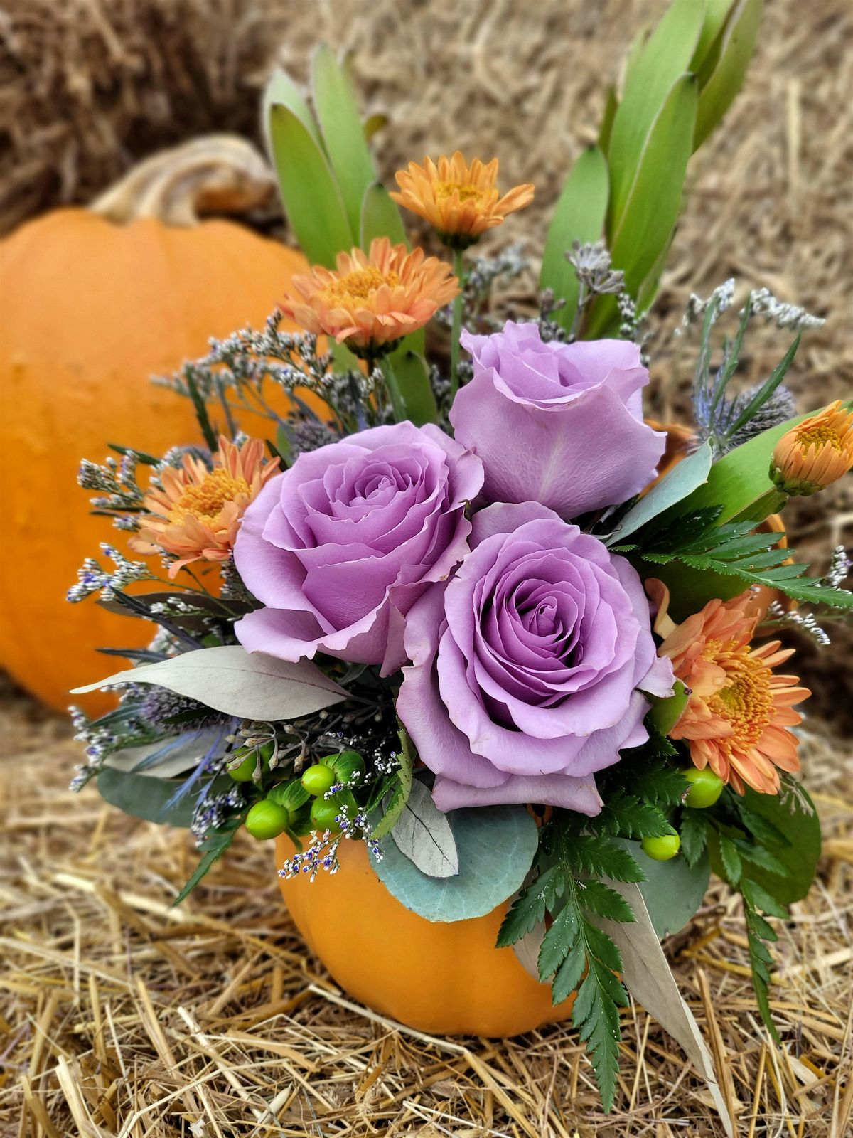 Ceramic Pumpkin Centerpiece