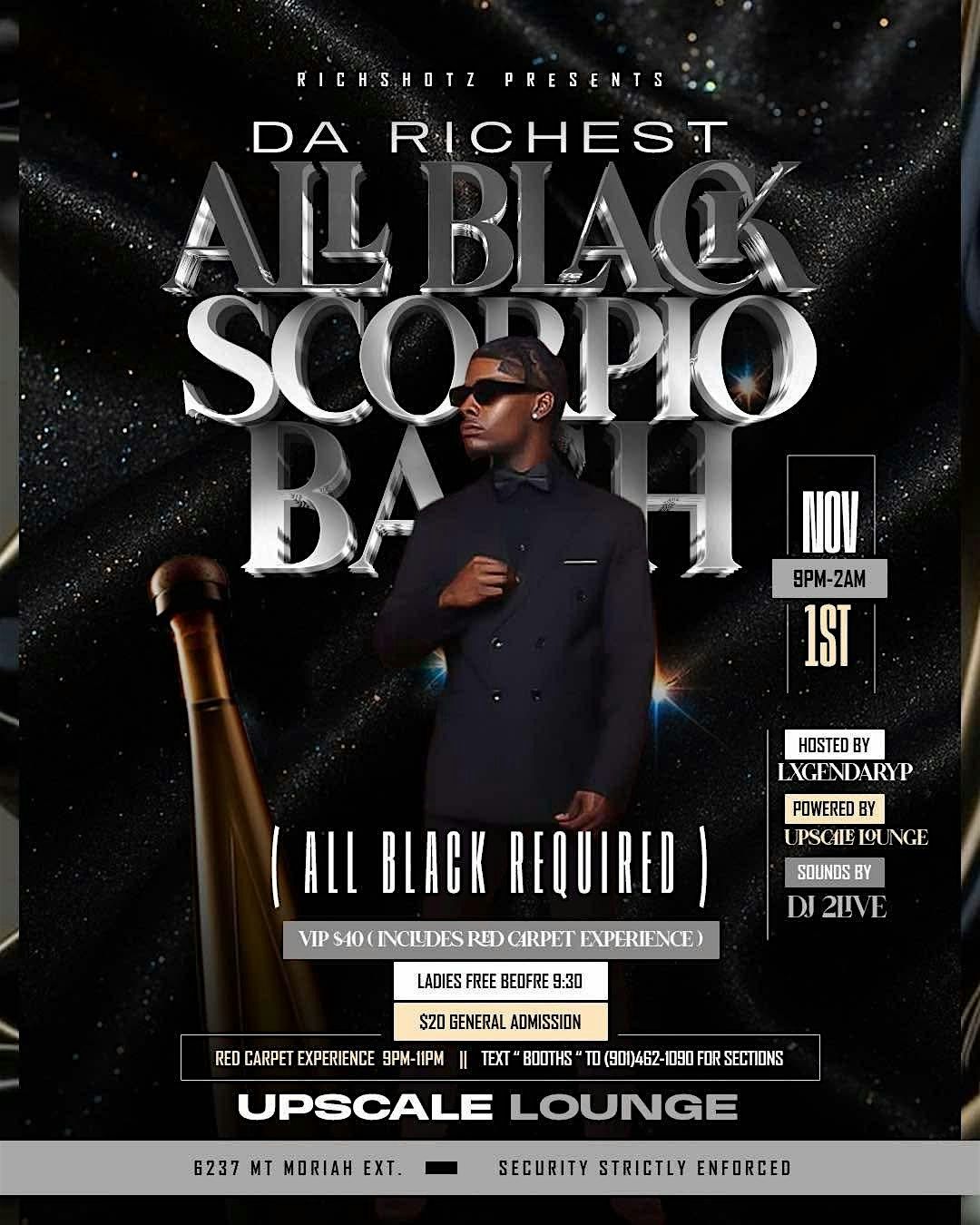 ALL BLACK SCORPIO BASH