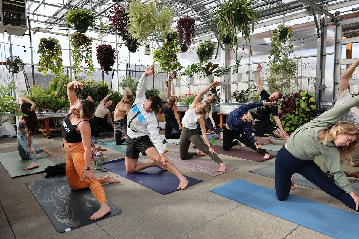 Grow + Gather Greenhouse Yoga Monday Night Melt
