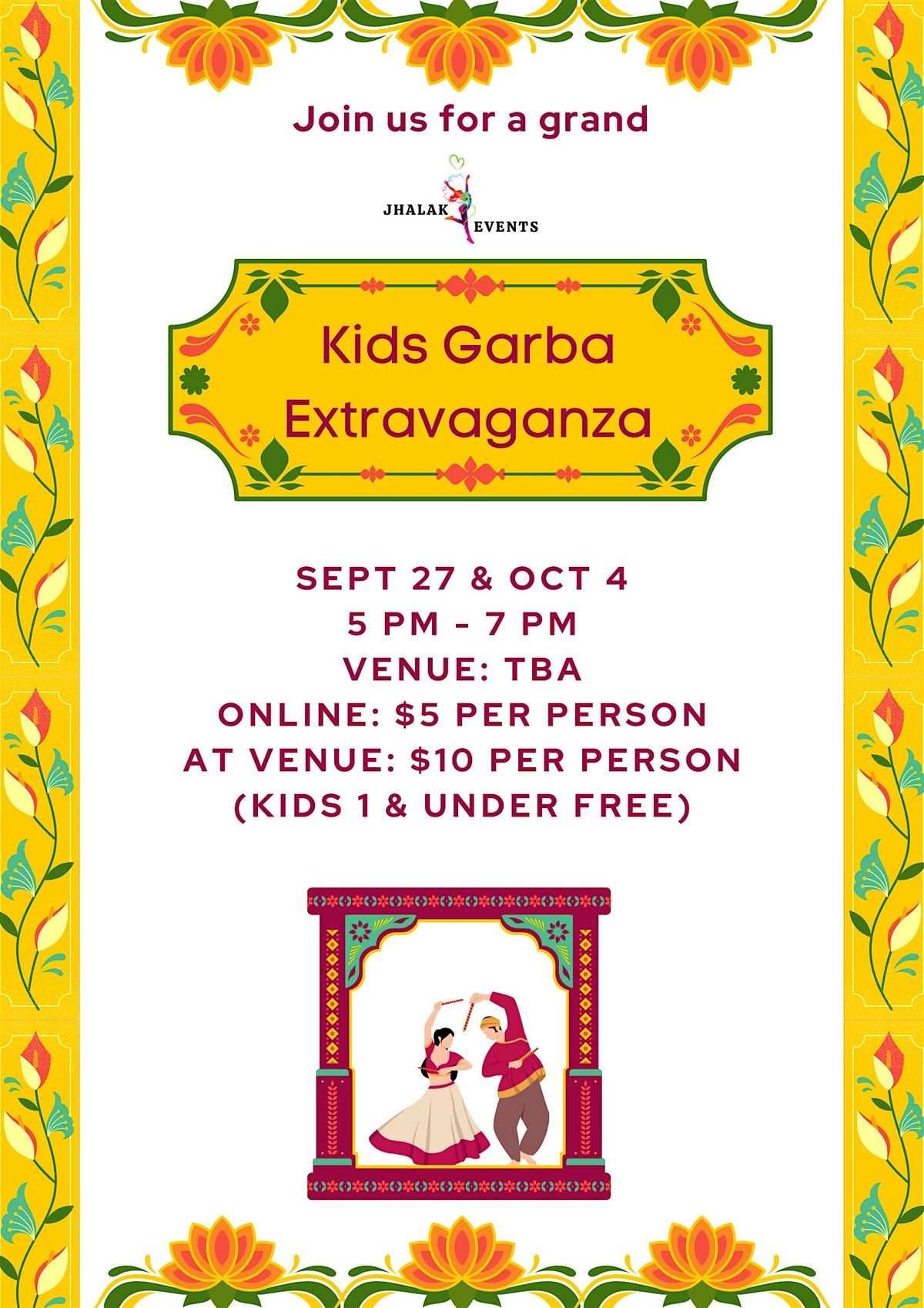 Kids Garba Extravaganza 2025