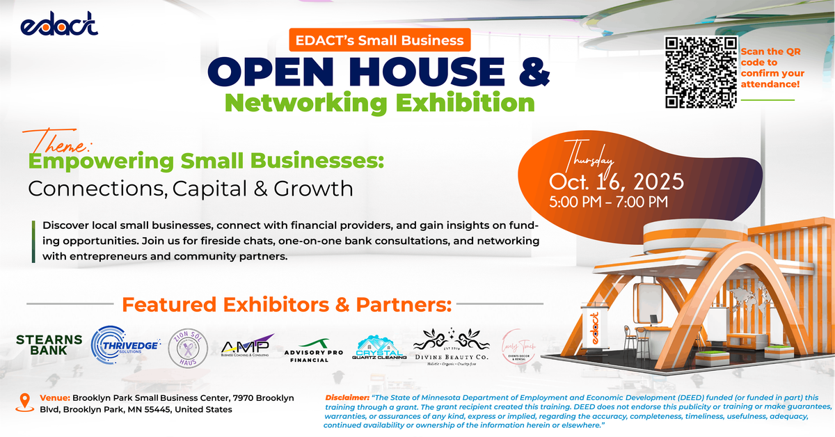 EDACT\u2019s Small Business Open House & Networking Exhibition