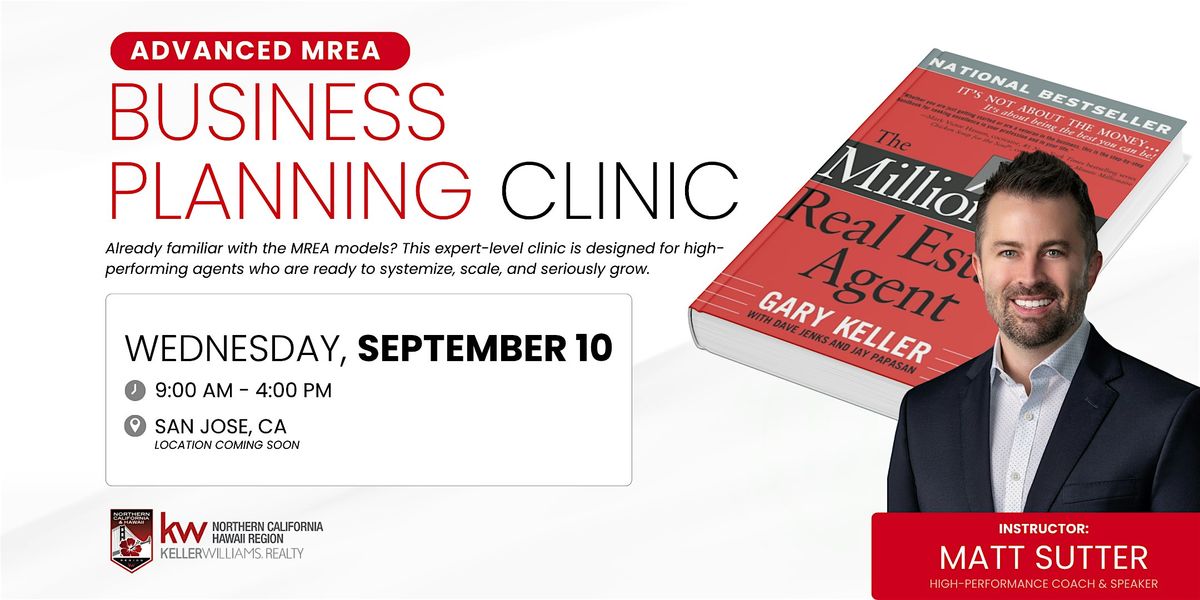 Advanced Business Planning Clinic with Matt Sutter