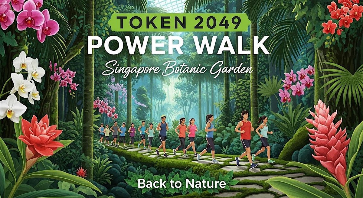 TOKEN 2049 POWER WALK #27 - Back to Nature Botanic Gardens DAY 2