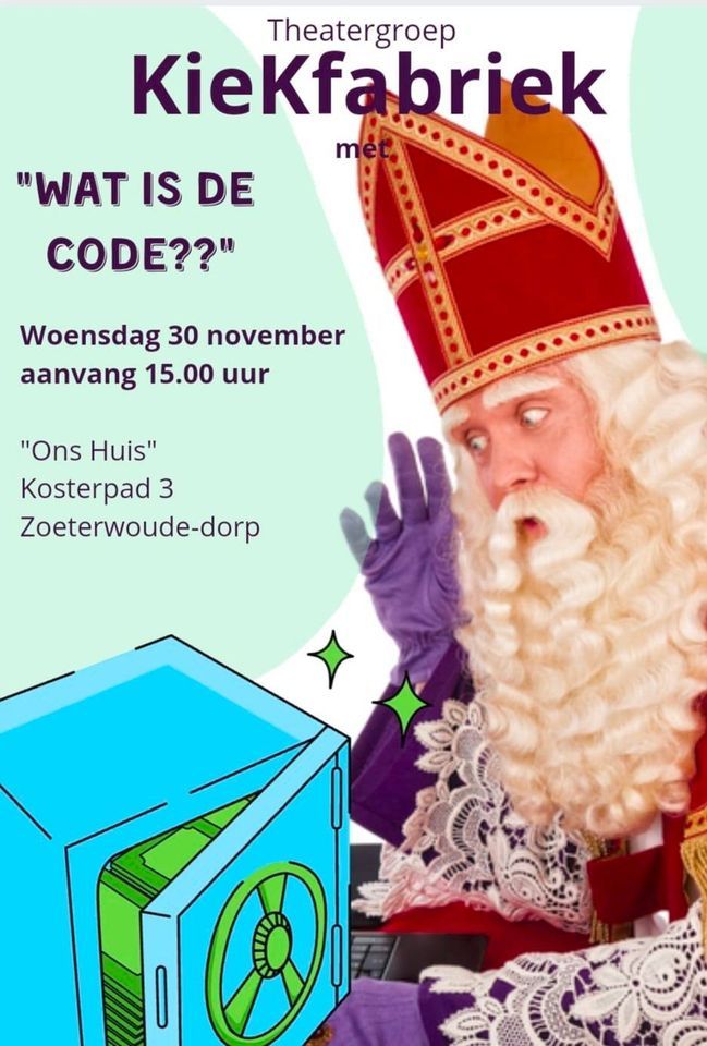 Sinterklaas Met Zijn “KieK Pieten” Komt Dit Jaar In Het Ons Huis. Wat ...