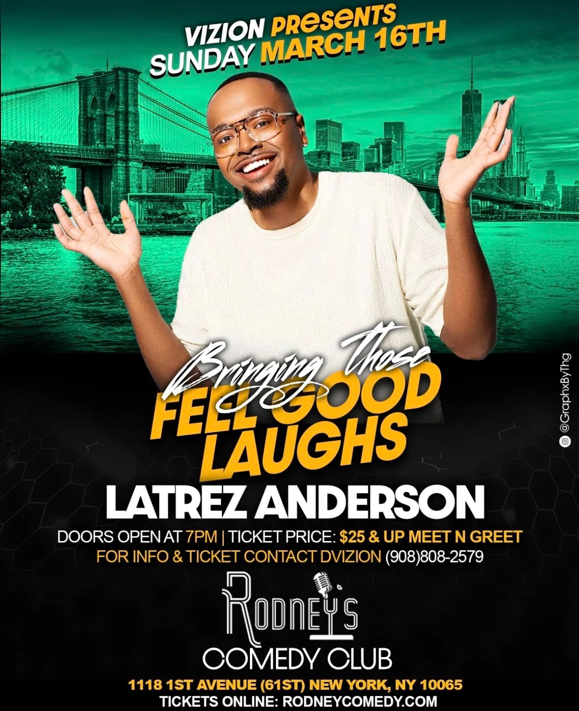 LaTrez Anderson at Miami Improv Comedy Theater
