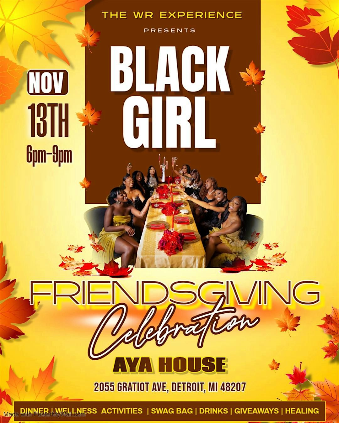 Black Girl Friendsgiving Detroit