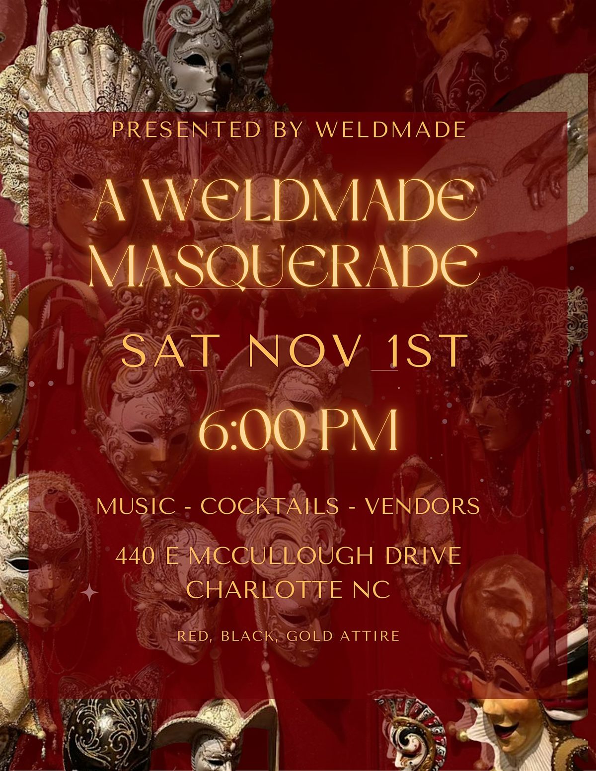 A WeldMade Masquerade: Pop-Up Shop & Party